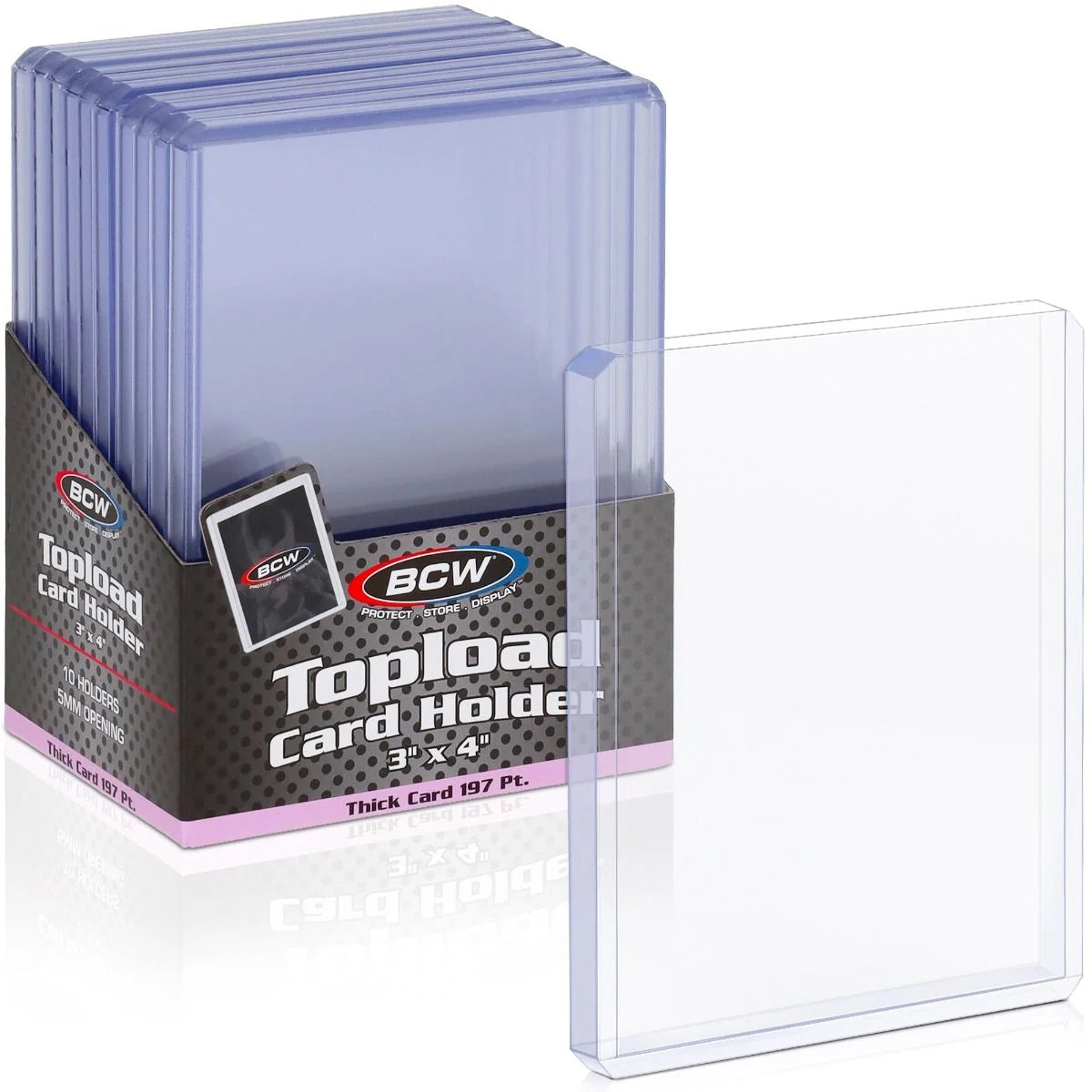 BCW Standard Topload Card Holder - 197pt
