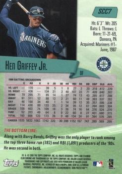 2000 Stadium Club #SCC7 Ken Griffey Jr. Chrome Preview Seattle Mariners