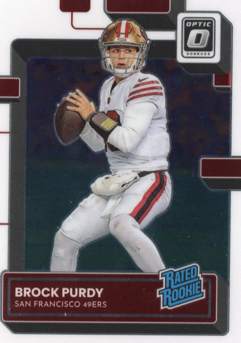 2022 Panini Donruss Optic Brock Purdy Rated Rookie #277 - 49ers – Talkin'  Baseball