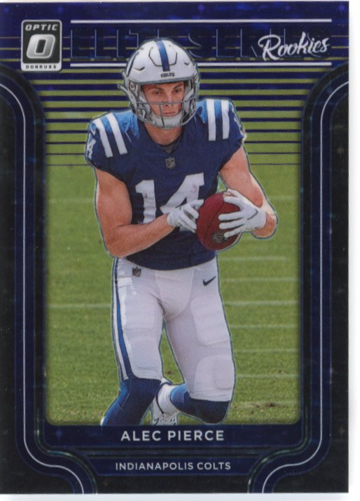 2022 Panini Donruss Optic Alec Pierce Elite Series RC #ESR-13 - Purple #/25 Colts