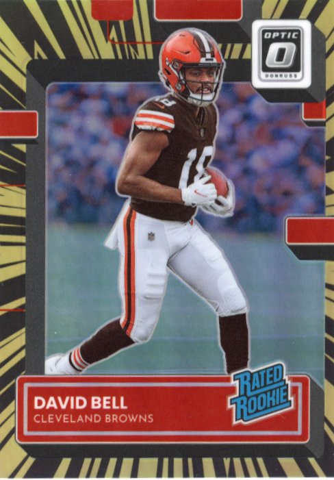 2022 Panini Donruss Optic David Bell Rated Rookie #232 - Electricity #/65 Browns