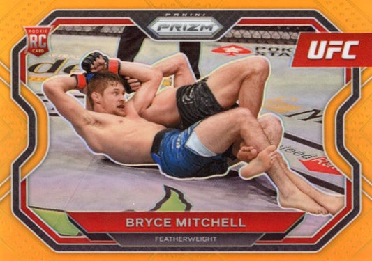 2021 Panini Prizm UFC Bryce Mitchell RC #144 - Orange #/99