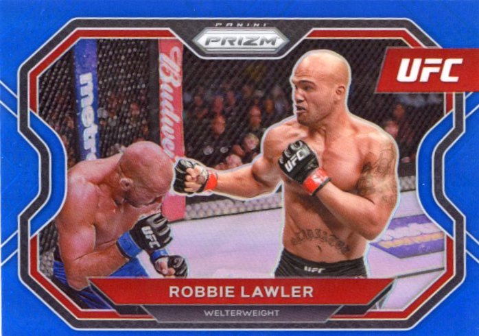 2021 Panini Prizm UFC Robbie Lawler #195 - Blue #/199