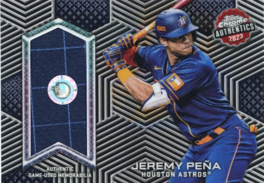 2023 Topps Chrome Jeremy Pena Authentics #TCA-JPE - Relic Astros