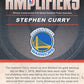 2018/19 Panini NBA Hoops Stephen Curry Amplifiers #AMP-2 - Silver Warriors