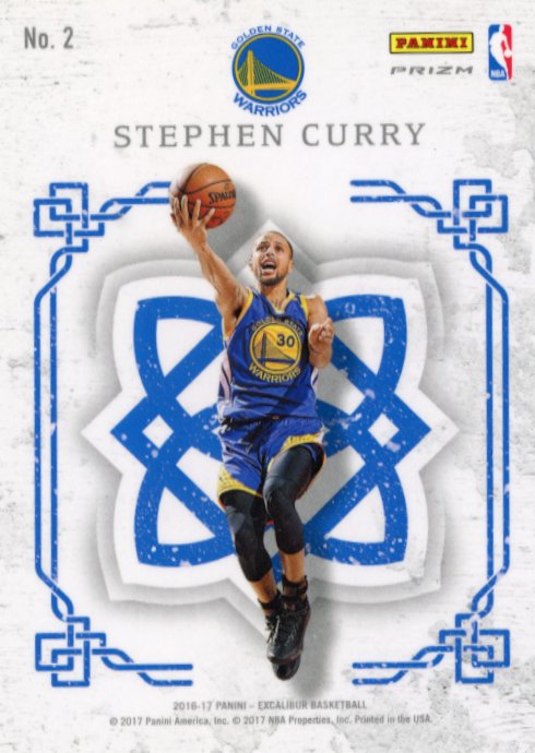 2016/17 Panini Excalibur Stephen Curry Crusade #2 - Camo Warriors