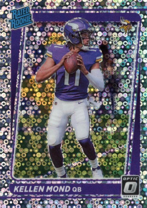 2021 Panini Donruss Optic Kellen Mond Rated Rookie #221 - Disco Vikings