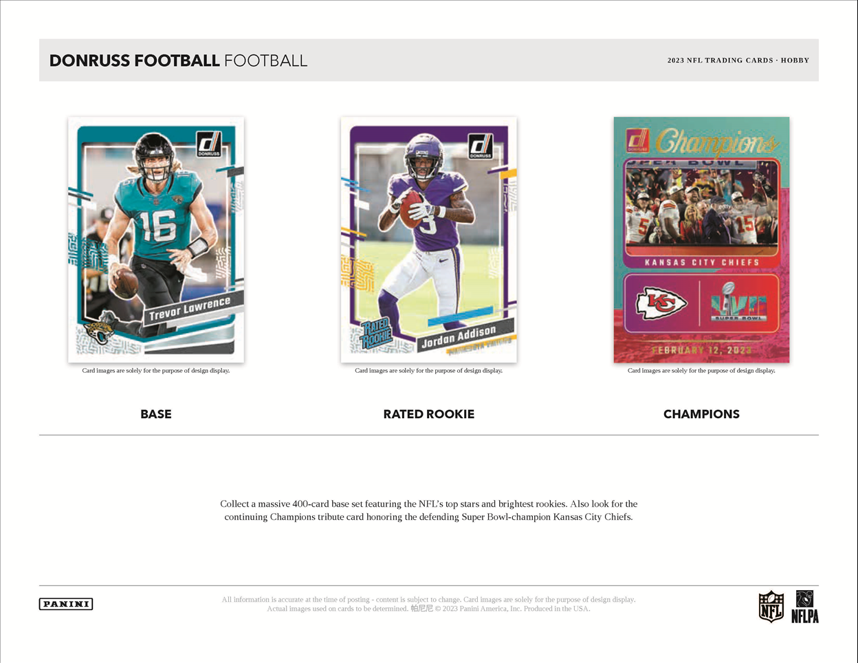 2023 Panini Donruss Football Hobby Box