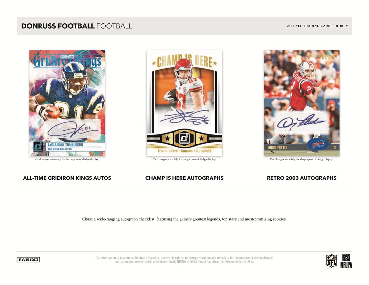2023 Panini Donruss Football Hobby Box