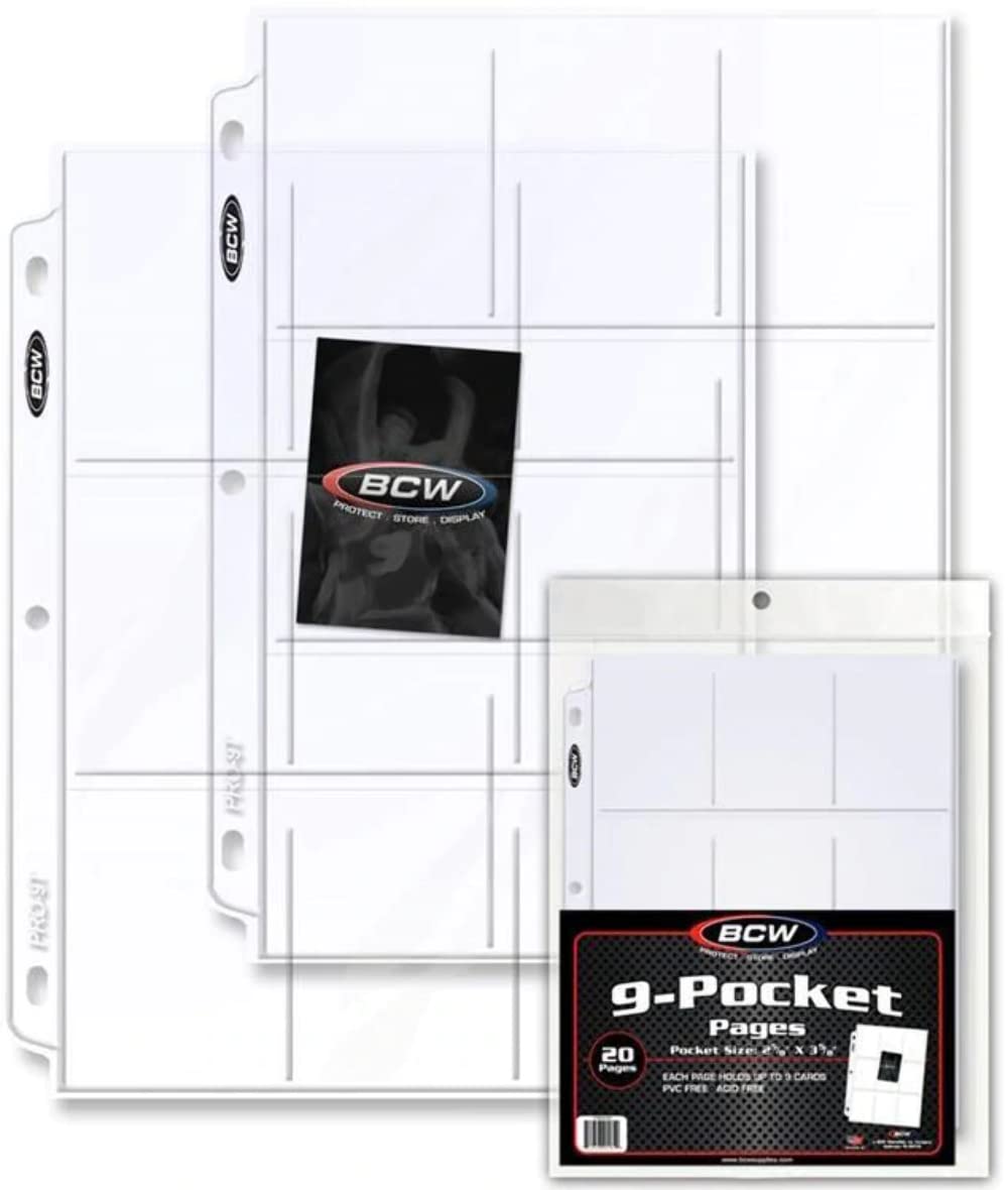 BCW 9-Pocket Binder Pages Talkin' Baseball BCW 9-Pocket Binder Pages Talkin' Baseball
