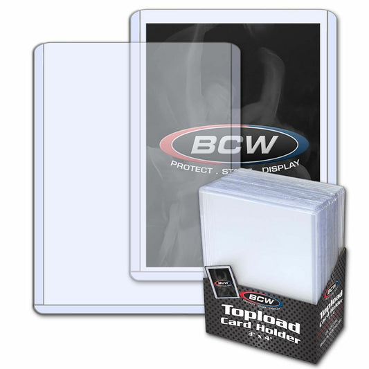 BCW Regular 20pt Toploaders - 25 pack