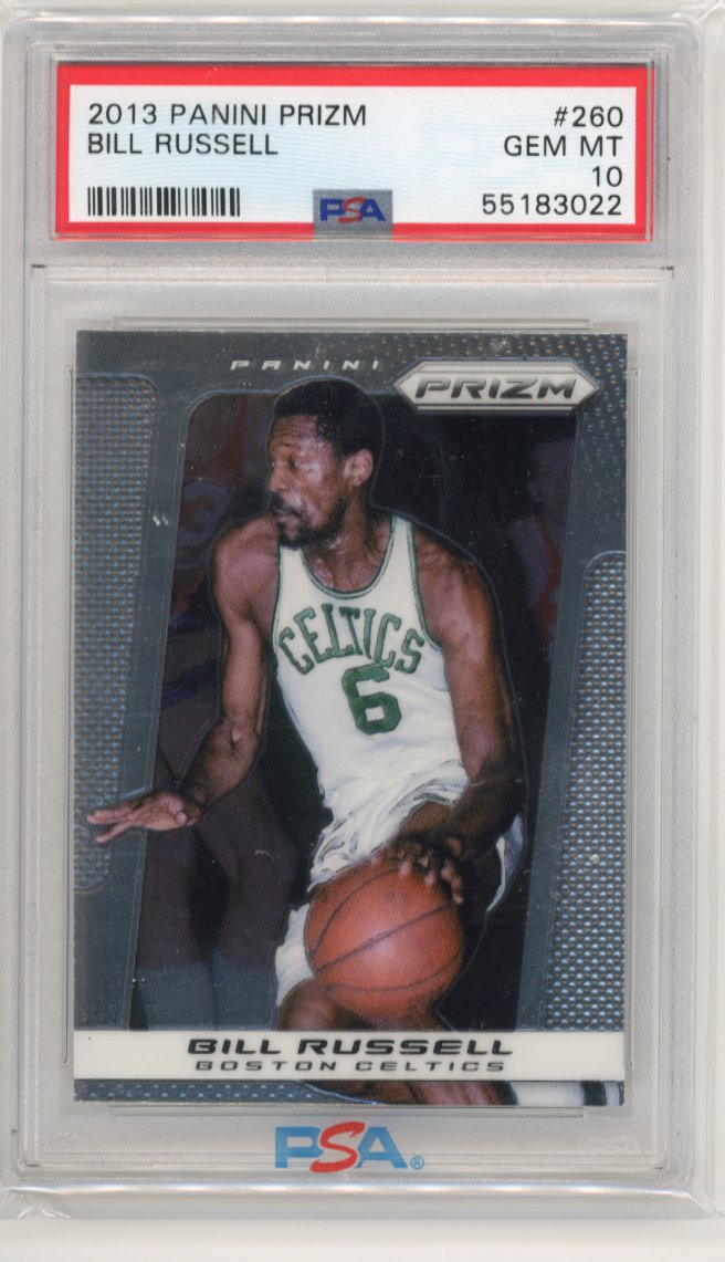 2013 Panini Prizm Bill Russell #260 - PSA 10 Celtics