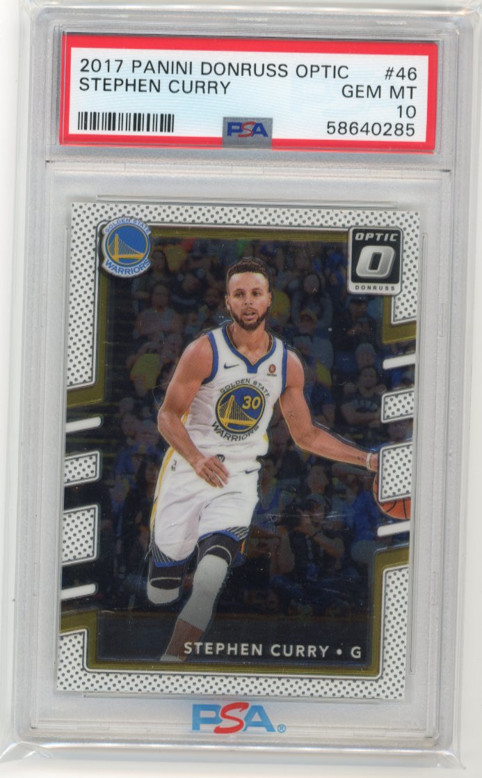 2017 Panini Donruss Optic Stephen Curry #46 - PSA 10 Warriors