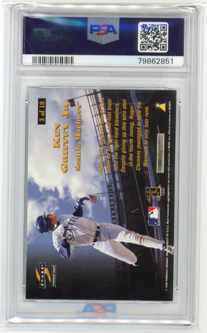 1997 Score Ken Griffey Jr. #3 - Titanic Taters PSA 6 Mariners