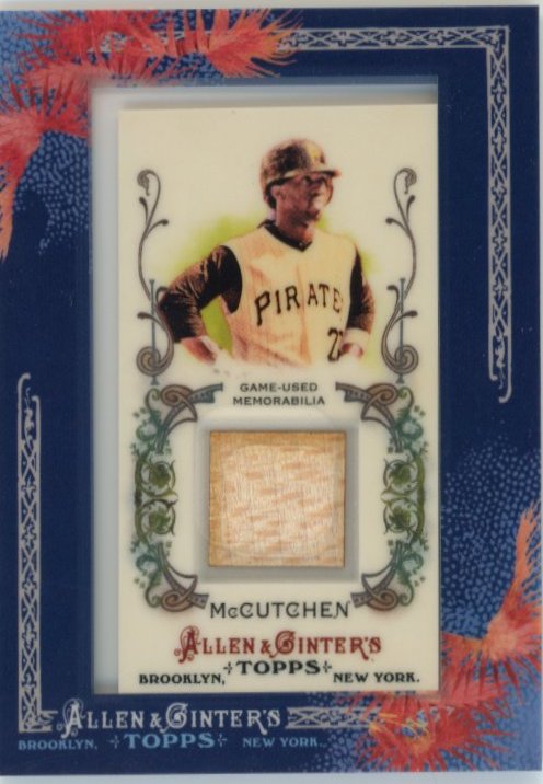 2011 Topps Allen & Ginter Andrew McCutchen #AGR-AM - Relic Pirates