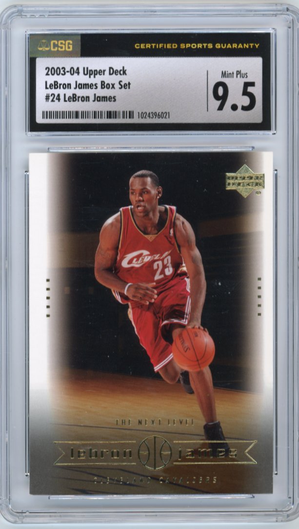 2003/04 Upper Deck Lebron James The Next Level #24 - CSG 9.5 Cavaliers