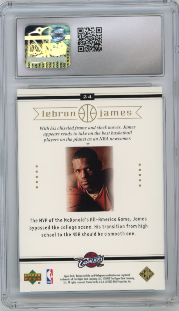 2003/04 Upper Deck Lebron James The Next Level #24 - CSG 9.5 Cavaliers