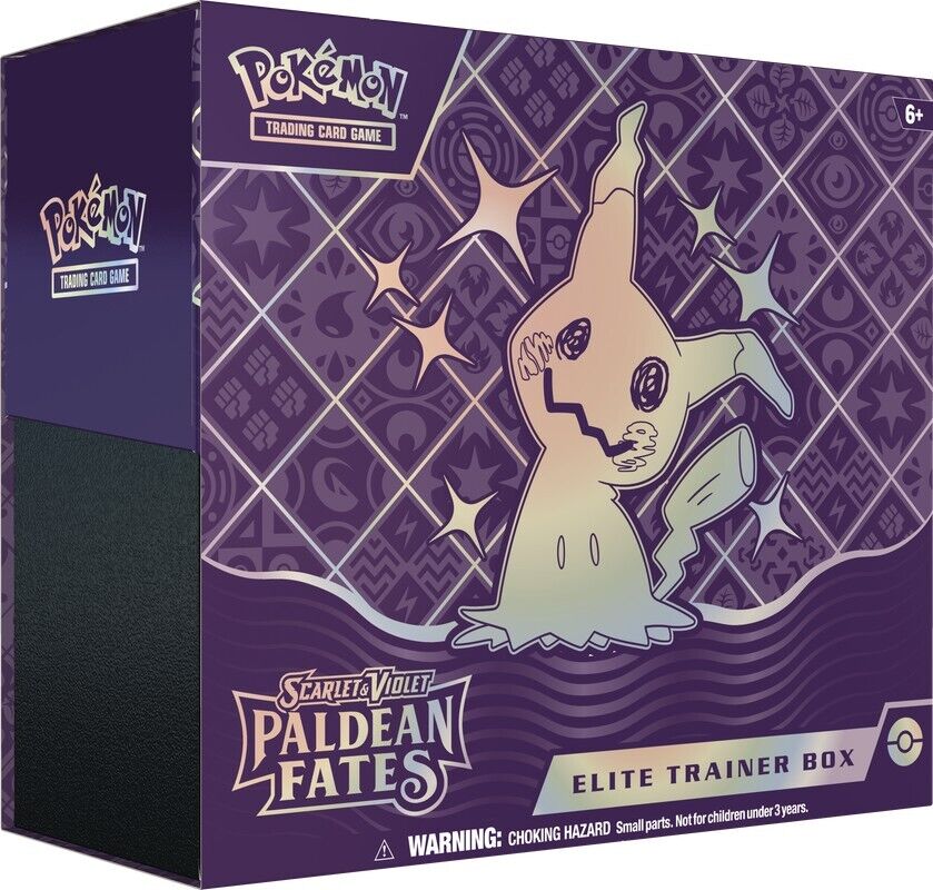 Pokemon Scarlet & Violet Paldean Fates Elite Trainer Box