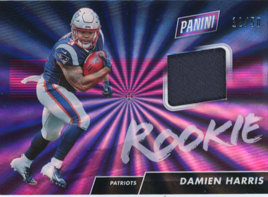 2019 Panini Day Damien Harris RC #DH - #/50 Patch