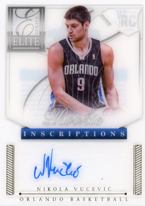 2012/13 Panini Elite Series Nikola Vucevic Rookie Inscriptions RC #38 - Autograph Magic