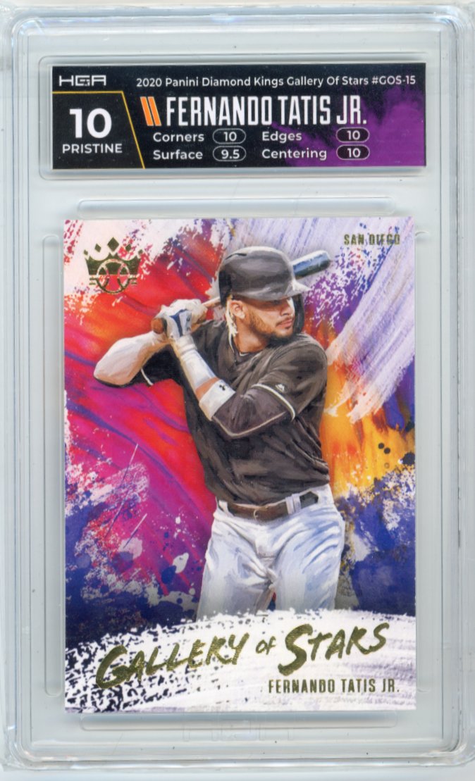 2020 Panini Diamond Kings Fernando Tatis Jr. Gallery of Stars #GOS-15 - HGA 10 Padres