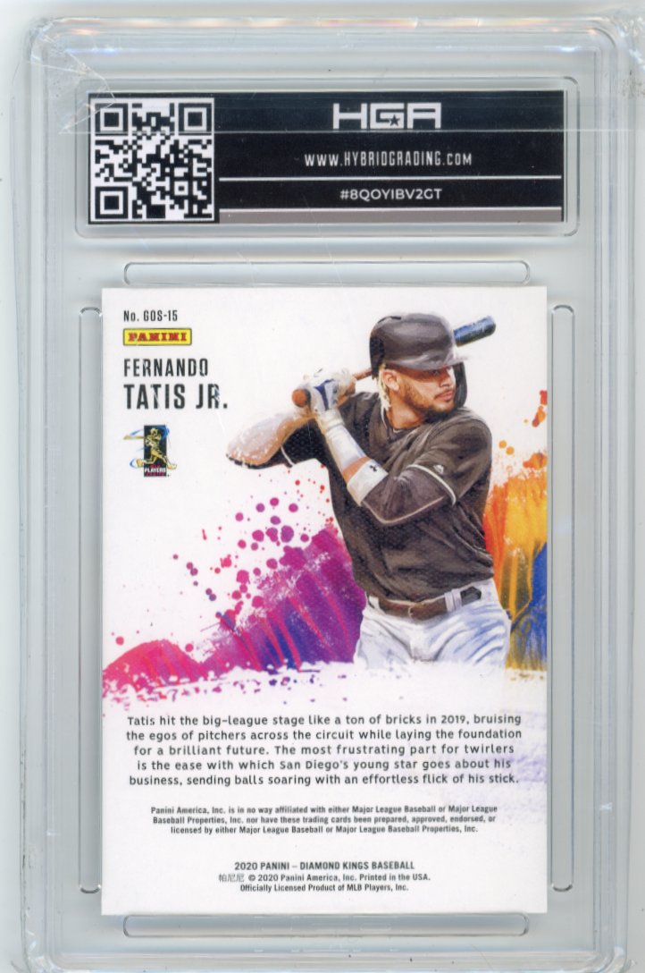 2020 Panini Diamond Kings Fernando Tatis Jr. Gallery of Stars #GOS-15 - HGA 10 Padres