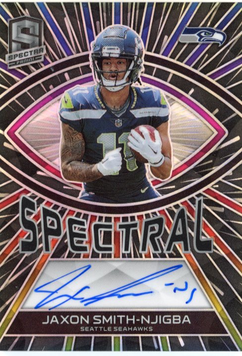 2023 Panini Spectra Jaxon Smith-Njigba #SS-JSN - #/75 Spectral Autograph Seahawks