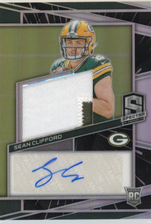 2023 Panini Spectra Sean Clifford RC #233 - #/60 Patch Autograph