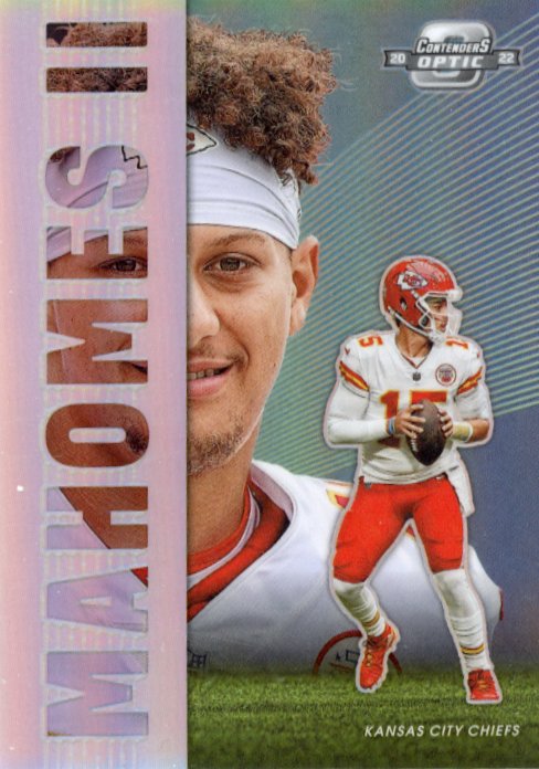 2022 Panini Contenders Optic Patrick Mahomes #SI-3 - Splitting Image SSP Chiefs