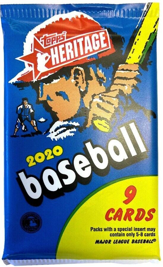2020 Topps Heritage High Number Baseball Hobby Pack
