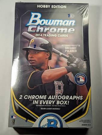 2014 Bowman Chrome Baseball Hobby Box