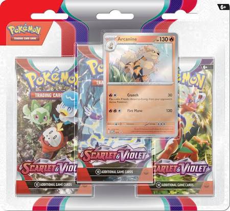 Pokemon Scarlet & Violet 3 Pack Blister Pack