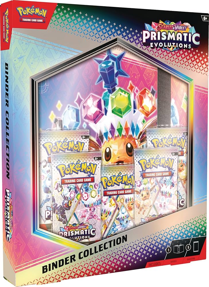 Pokemon Scarlet & Violet Prismatic Evolutions Binder Collection