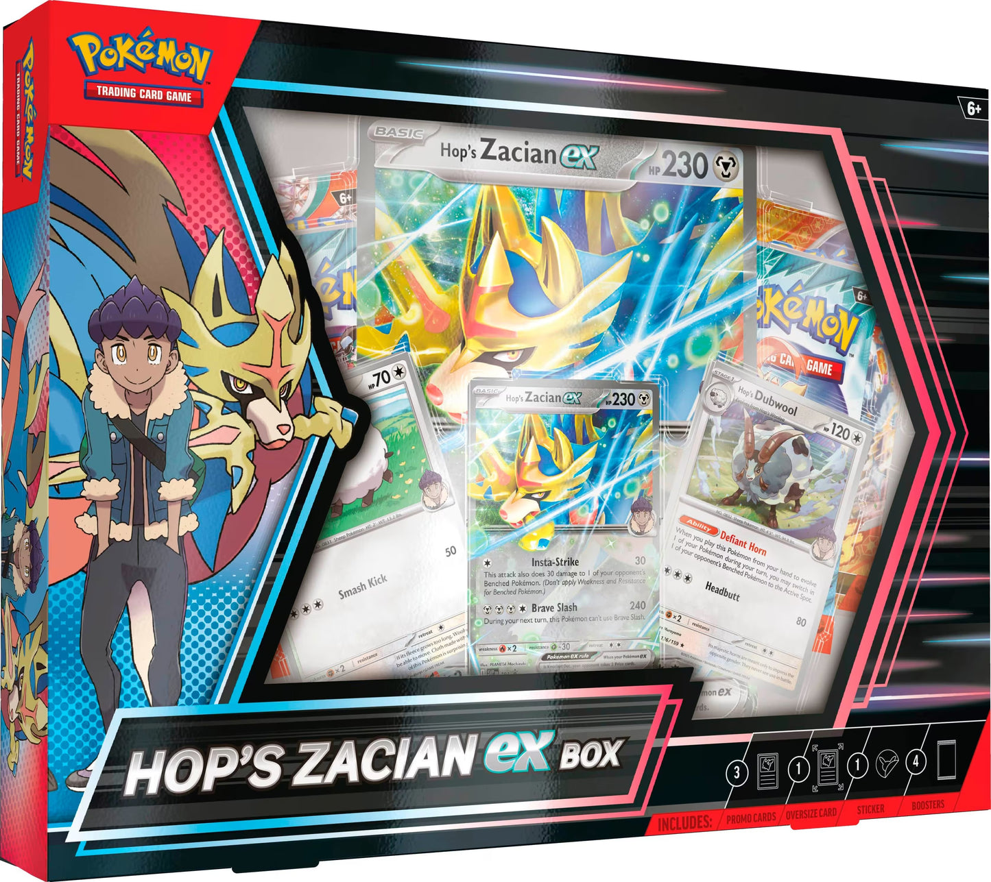 Pokemon Scarlet & Violet Hop's Zacian EX Box