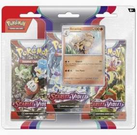 Pokemon Scarlet & Violet Three Booster Pack