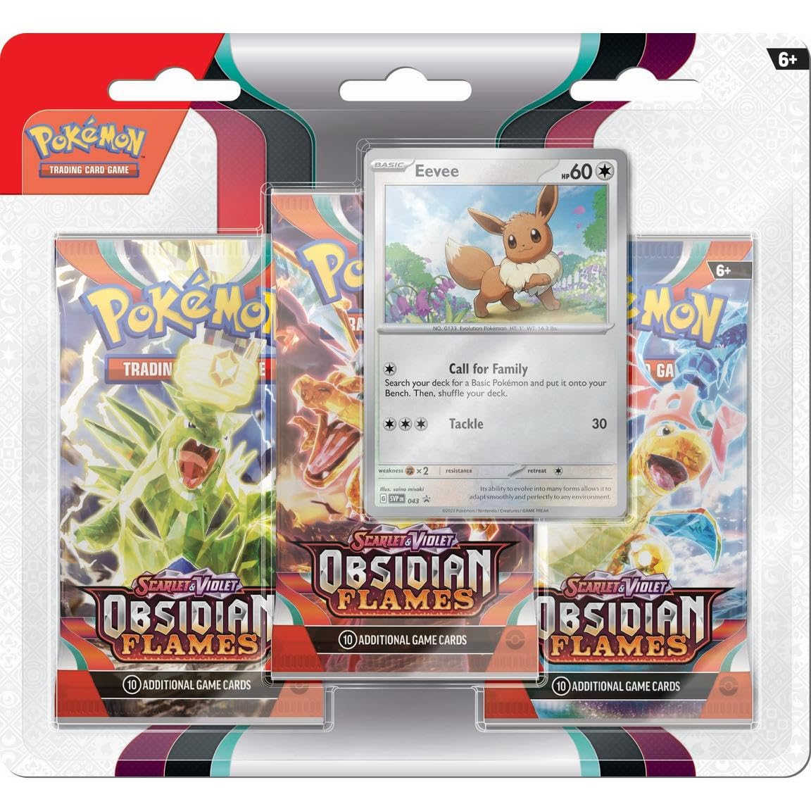 Pokemon Scarlet & Violet Obsidian Flames Three Booster Pack