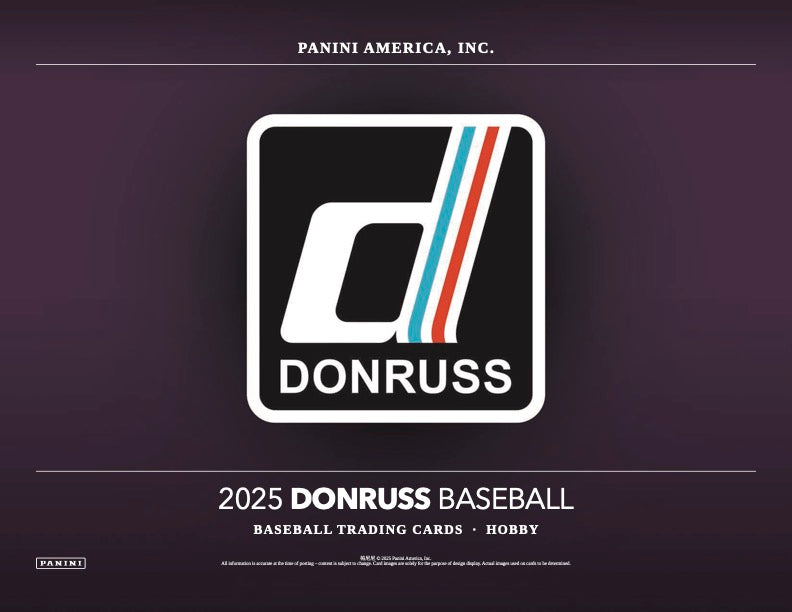 PRESALE - 2025 Panini Donruss Baseball Hobby Box