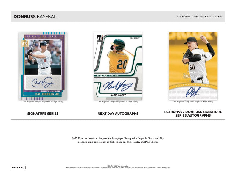 PRESALE - 2025 Panini Donruss Baseball Hobby Box