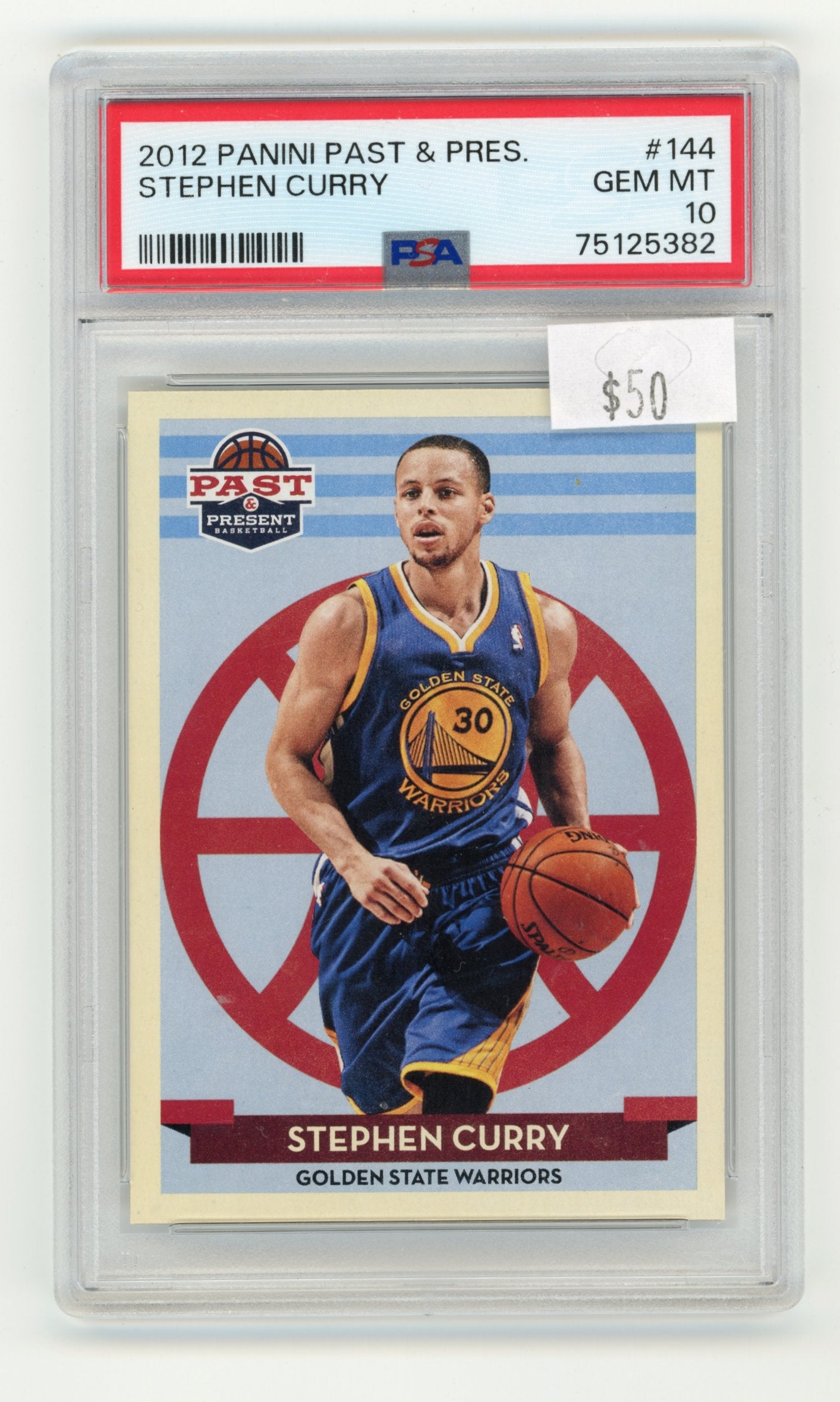 2012 Panini Past and Present Stephen Curry #144 - PSA 10 Warriors
