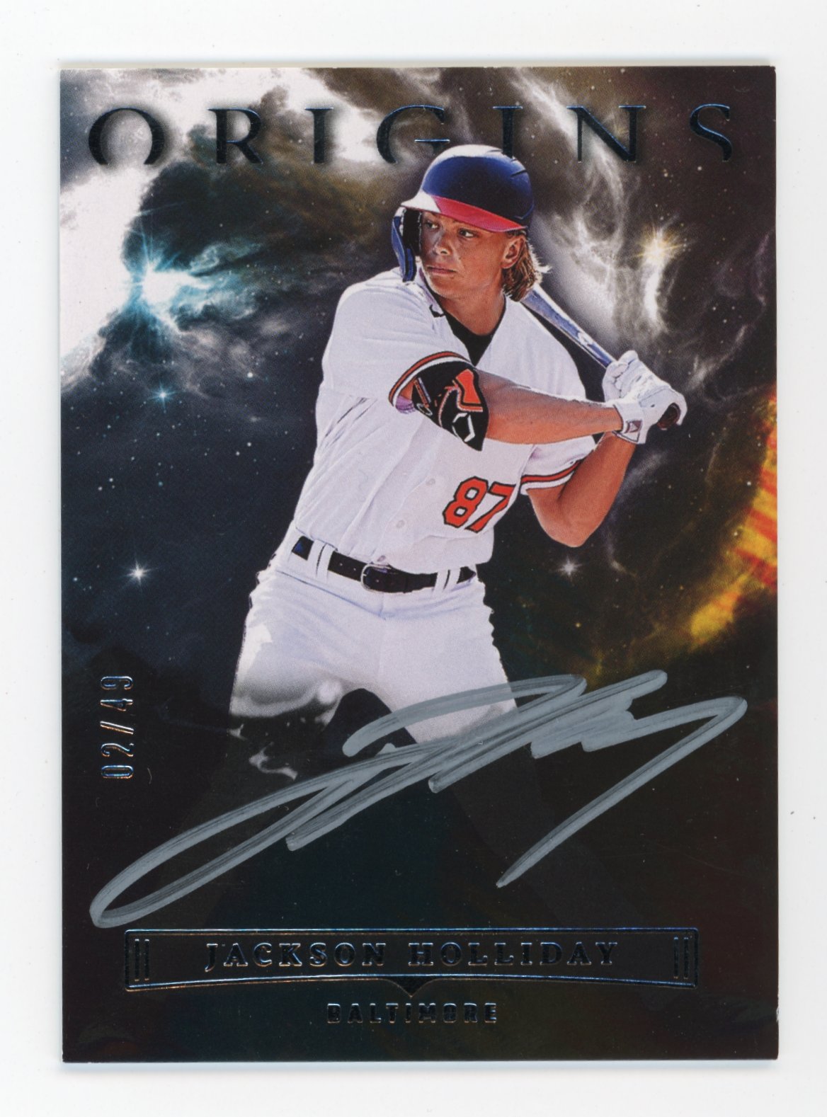 2023 Panini Origins Jackson Holliday #OAI-JH - #/49 Autograph