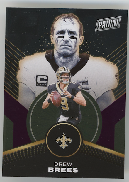 2024 Panini Player Of The Day Drew Brees #62 - #/25 Purple Saints