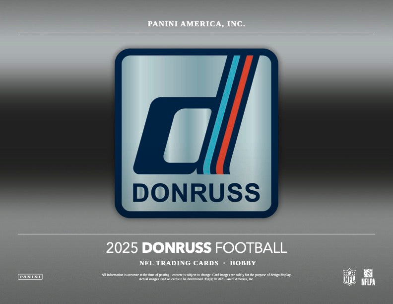 PRESALE - 2025 Panini Donruss Football Hobby Box