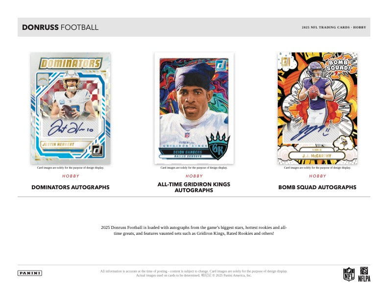 PRESALE - 2025 Panini Donruss Football Hobby Box