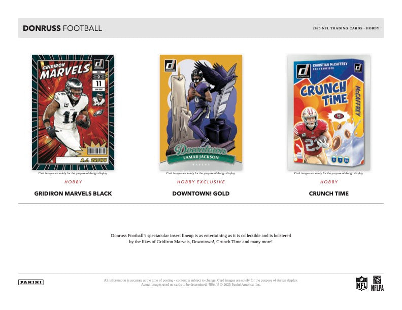 PRESALE - 2025 Panini Donruss Football Hobby Box