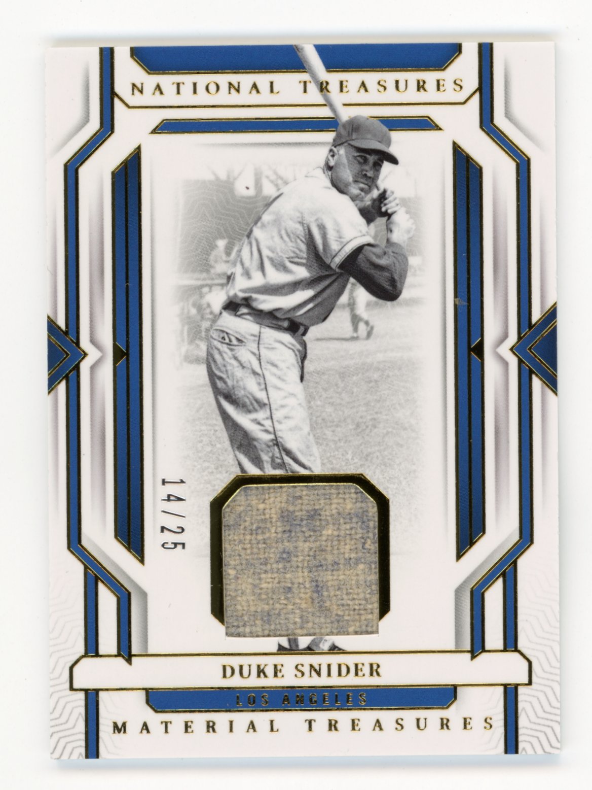 2024 Panini National Treasures Duke Snider #MT-DS - #/25 Patch Dodgers