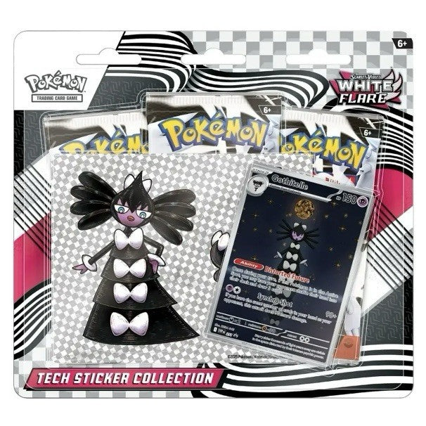 Pokémon Scarlet & Violet White Flare Tech Sticker Collection