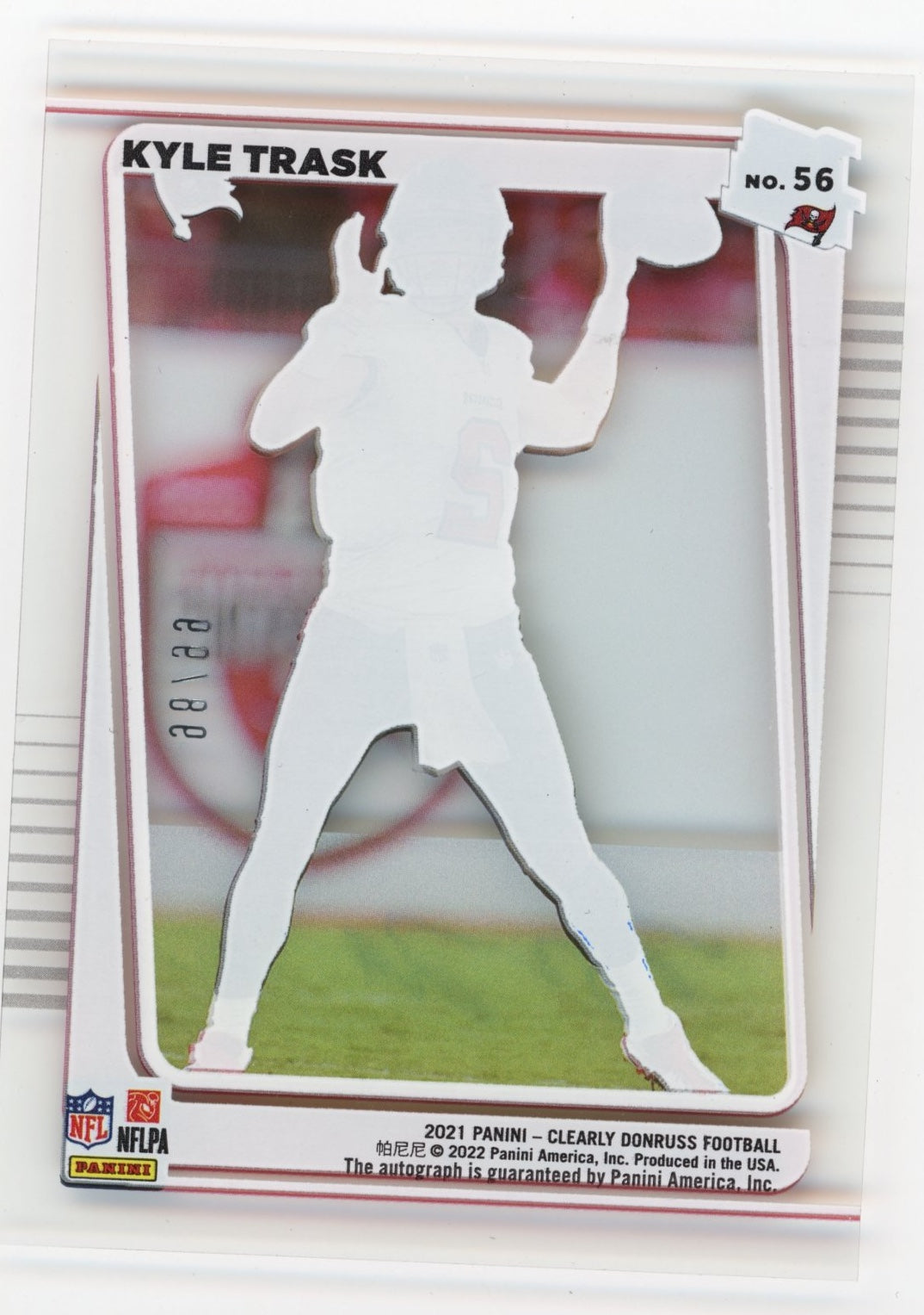 2021 Panini Clearly Donruss Kyle Trask Rated Rookie $59 - #/99 Buccaneers