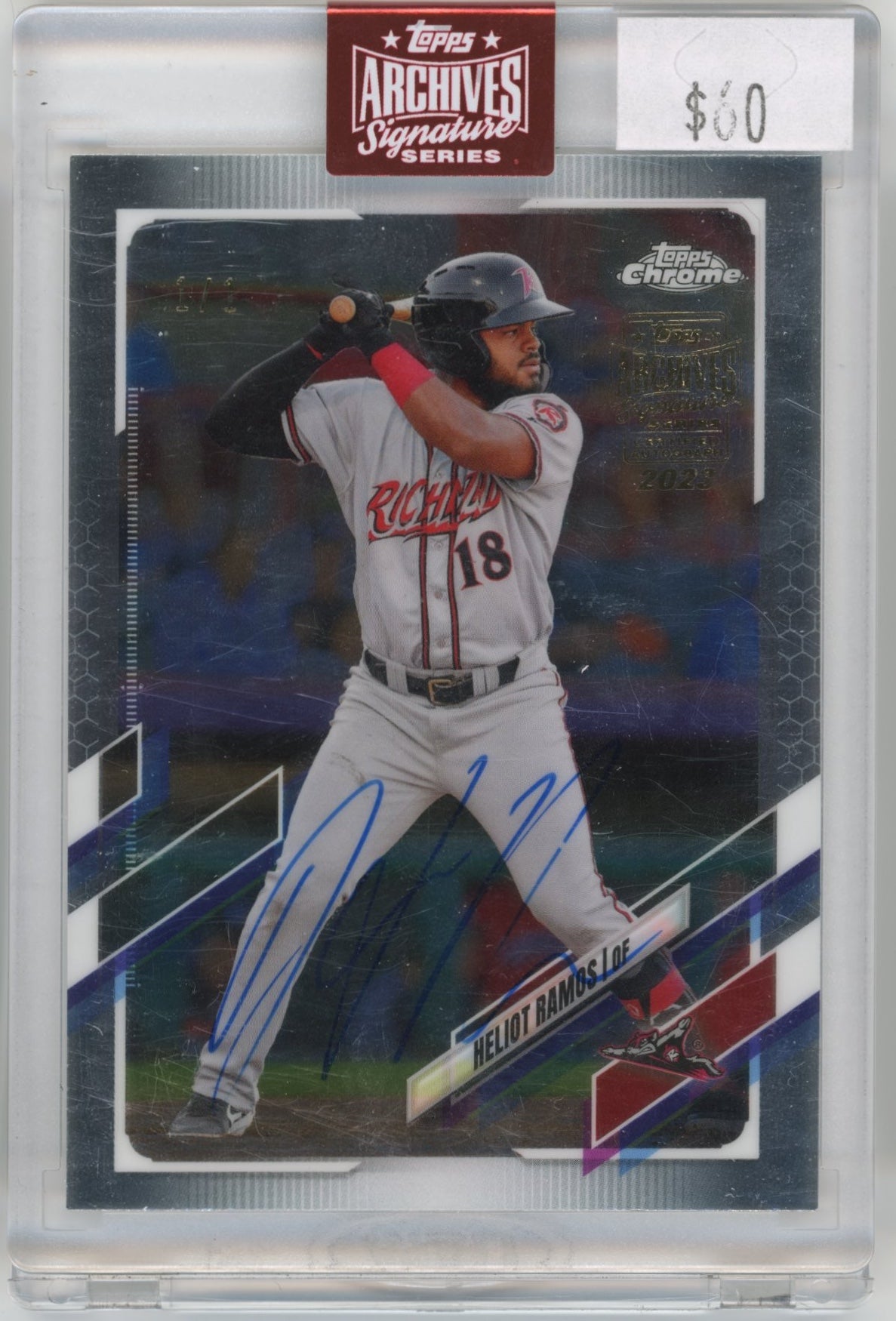 2021 Topps Archives Heliot Ramos #PDC-61 - Autograph 1/1 Giants
