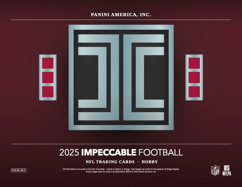 PRESALE - 2025 Panini Impeccable Football Hobby Box