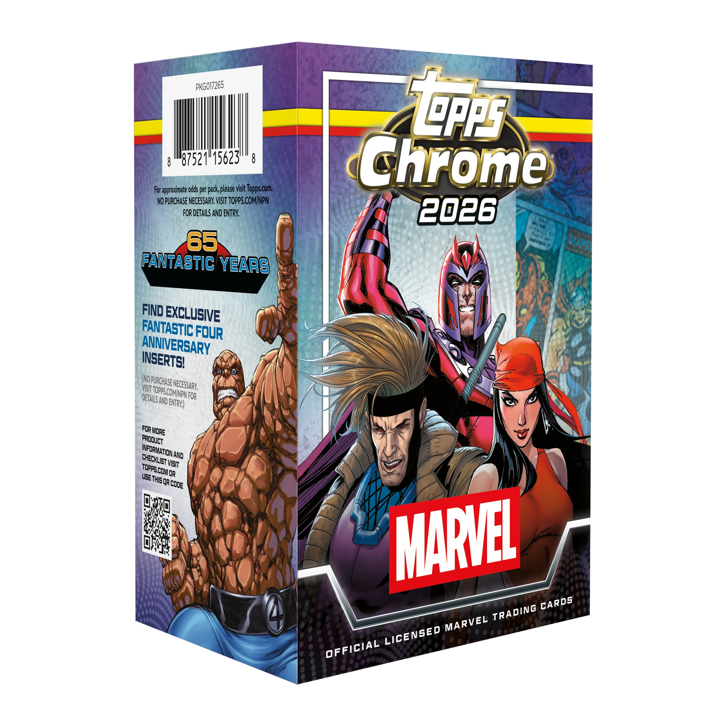 2026 Topps Chrome Marvel Blaster Box